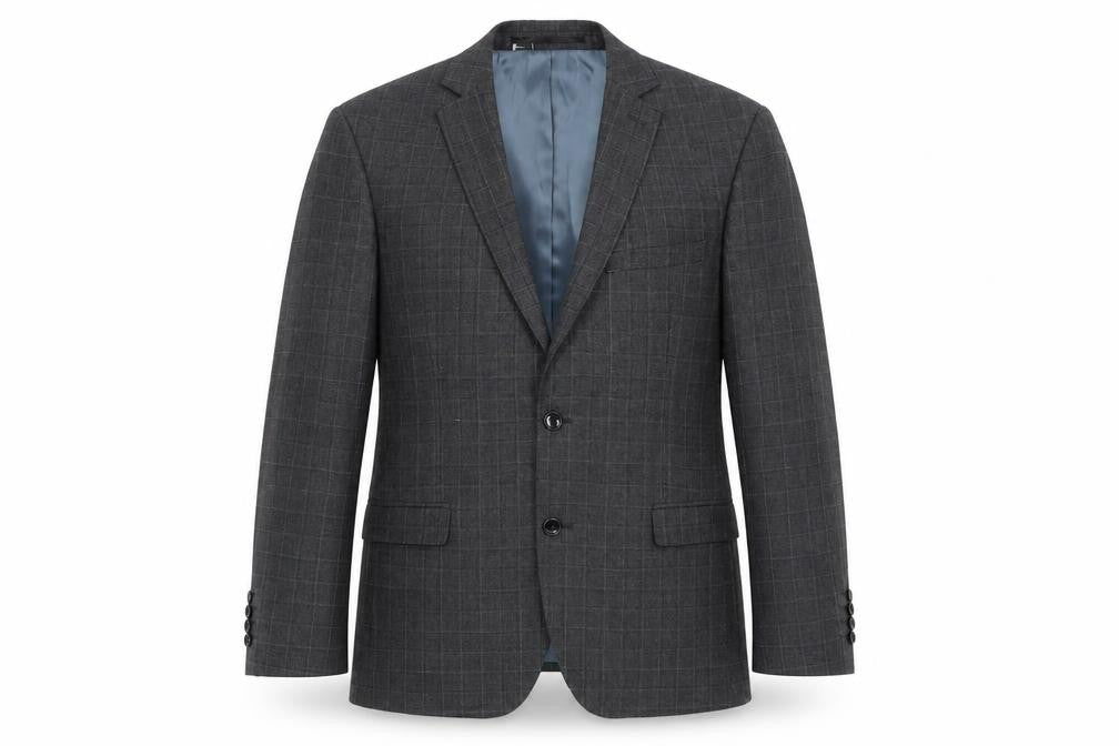 Mens UK Size 38 Moss 1851 Regular Grey Suit Jacket