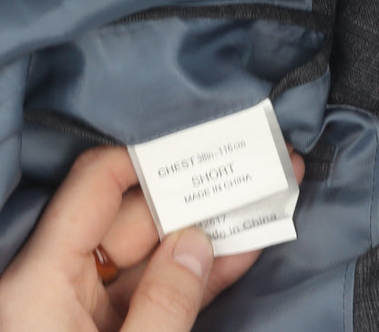 Mens UK Size 38 Moss 1851 Regular Grey Suit Jacket