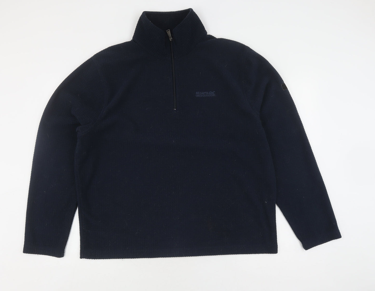Mens UK Size XL Regatta Blue 1/2 Zip Sweatshirt