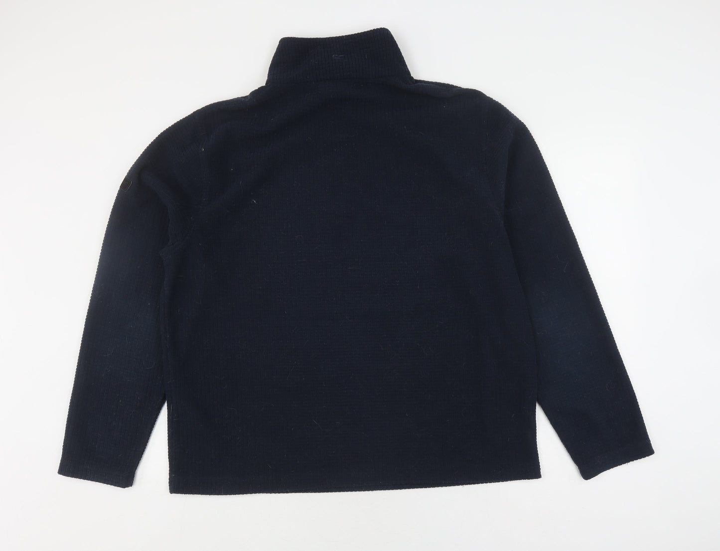 Mens UK Size XL Regatta Blue 1/2 Zip Sweatshirt