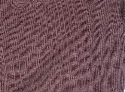 Womens UK Size XXL Bench Brown Full Zip Jumper