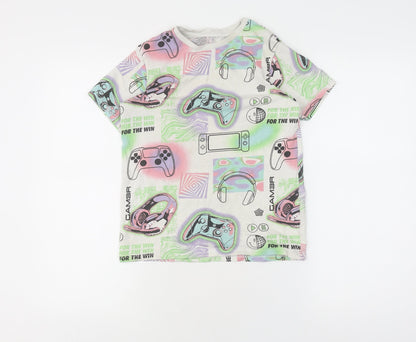 George Girls Multicoloured Gaming T-Shirt 9-10 Years