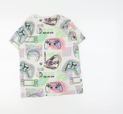 George Girls Multicoloured Gaming T-Shirt 9-10 Years