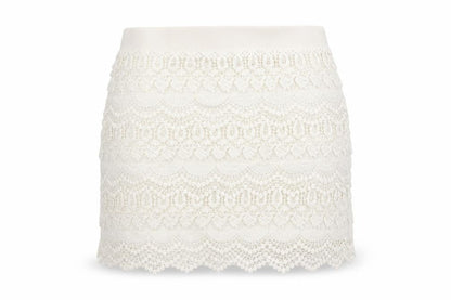 Womens UK Size 10 NEXT Straight & Pencil Lace Skirt