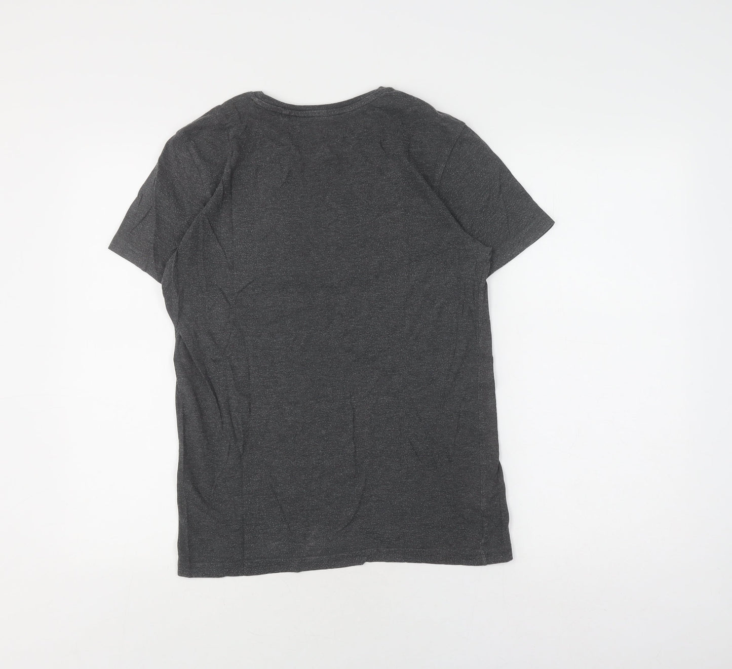 SoulCal & Co Men's Black V-Neck T-Shirt Size S