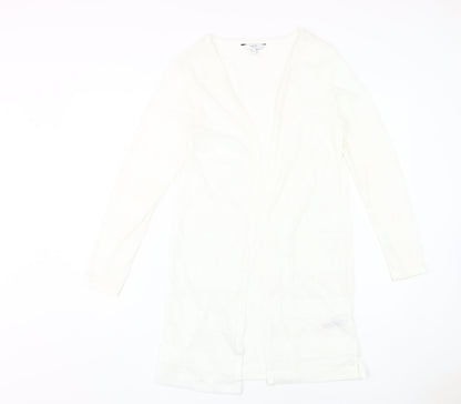Womens UK Size 10 NEXT White Cardigan Jumper