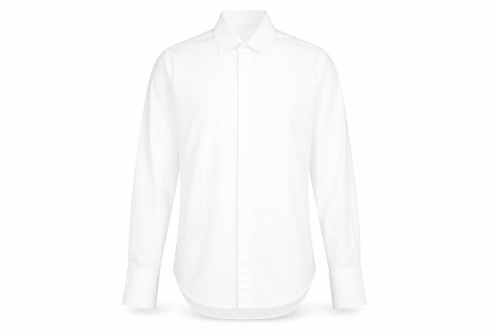 Mens UK Collar Size 37 Marks and Spencer Smart White  Dress Shirt
