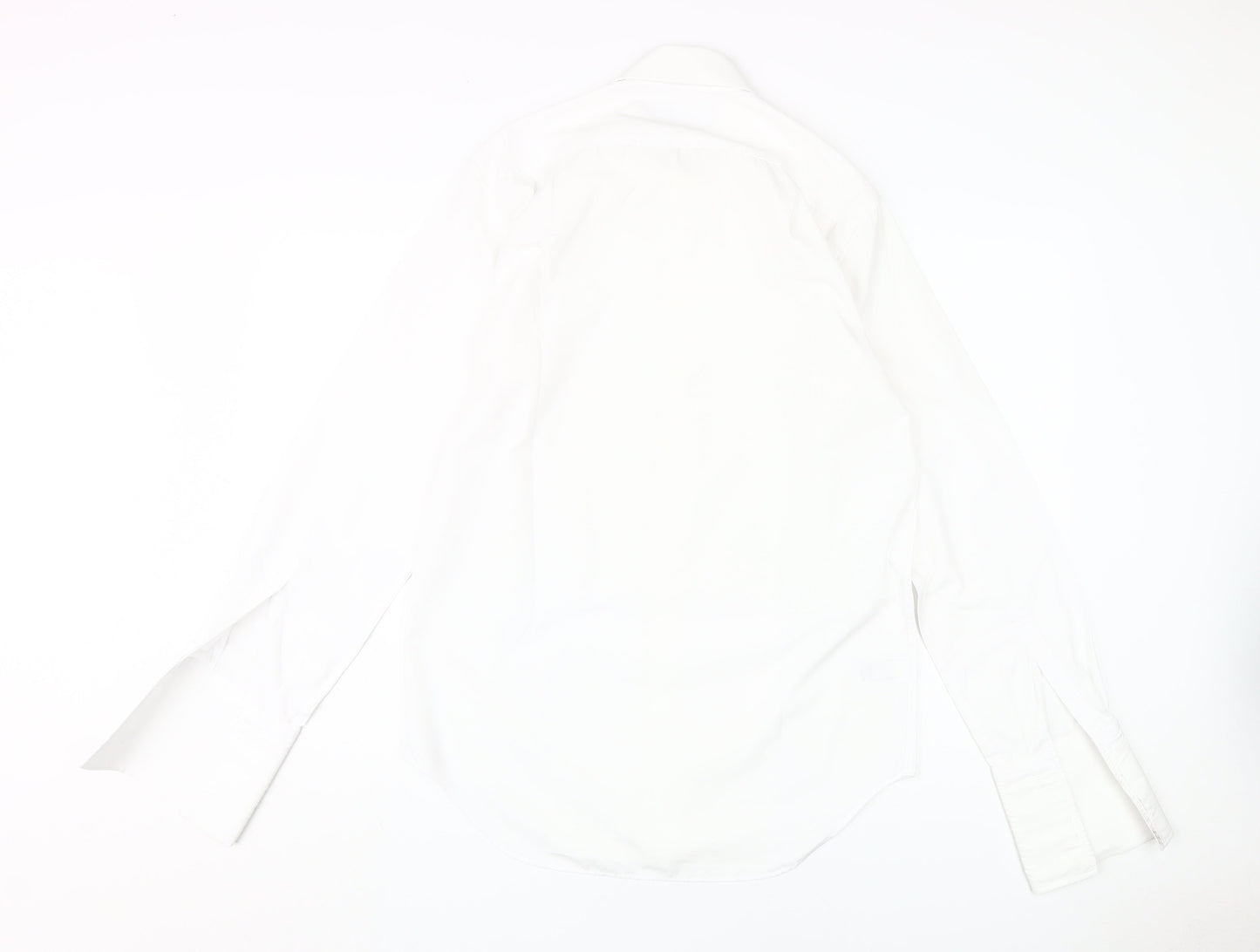 Mens UK Collar Size 37 Marks and Spencer Smart White  Dress Shirt
