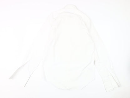 Mens UK Collar Size 37 Marks and Spencer Smart White  Dress Shirt