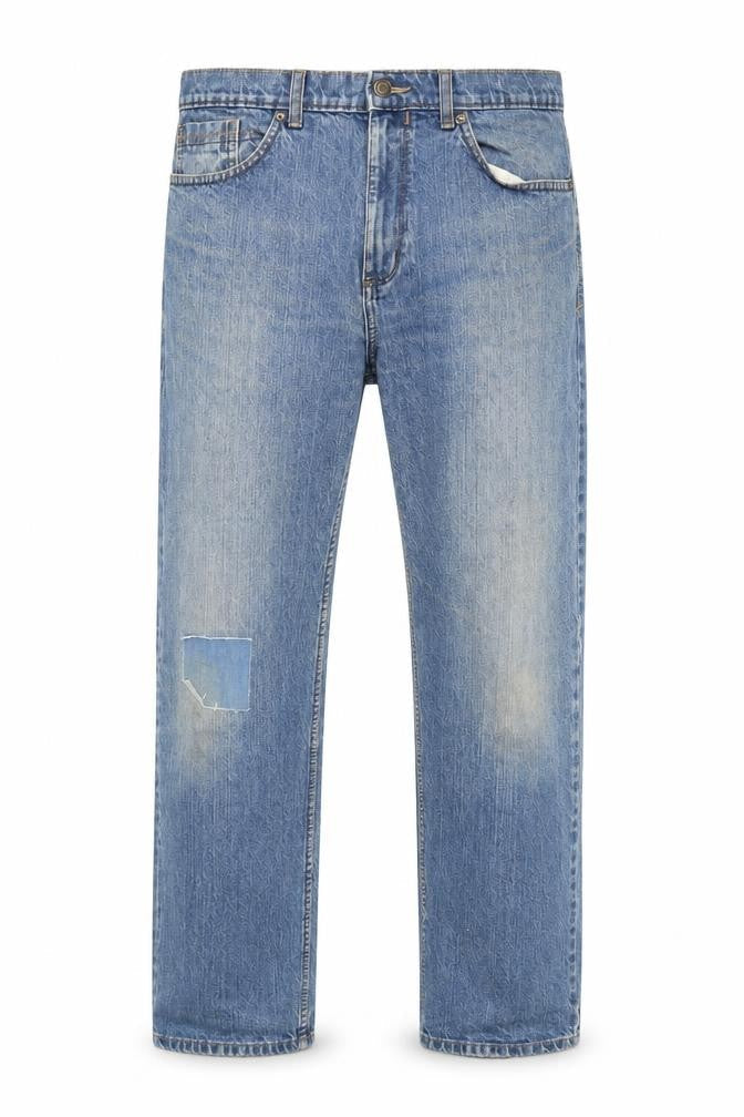 Mens UK Size 32 Marks and Spencer  Straight Blue Jeans