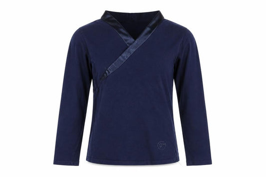 Temperley London Women's Blue Wrap Blouse, Size S