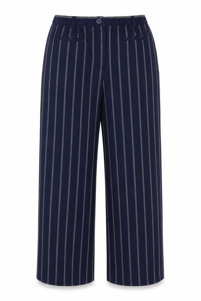 Womens UK Size 14 Damart Regular Fit Casual Workwear Blue Trousers