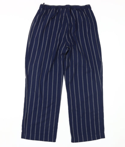 Womens UK Size 14 Damart Regular Fit Casual Workwear Blue Trousers