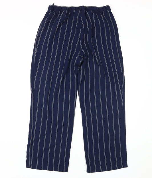 Womens UK Size 14 Damart Regular Fit Casual Workwear Blue Trousers