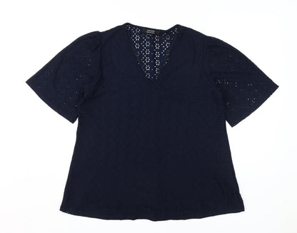 Womens UK Size 14 JD Williams Blue  Blouse