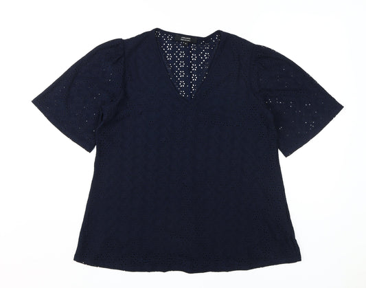 Womens UK Size 14 JD Williams Blue  Blouse