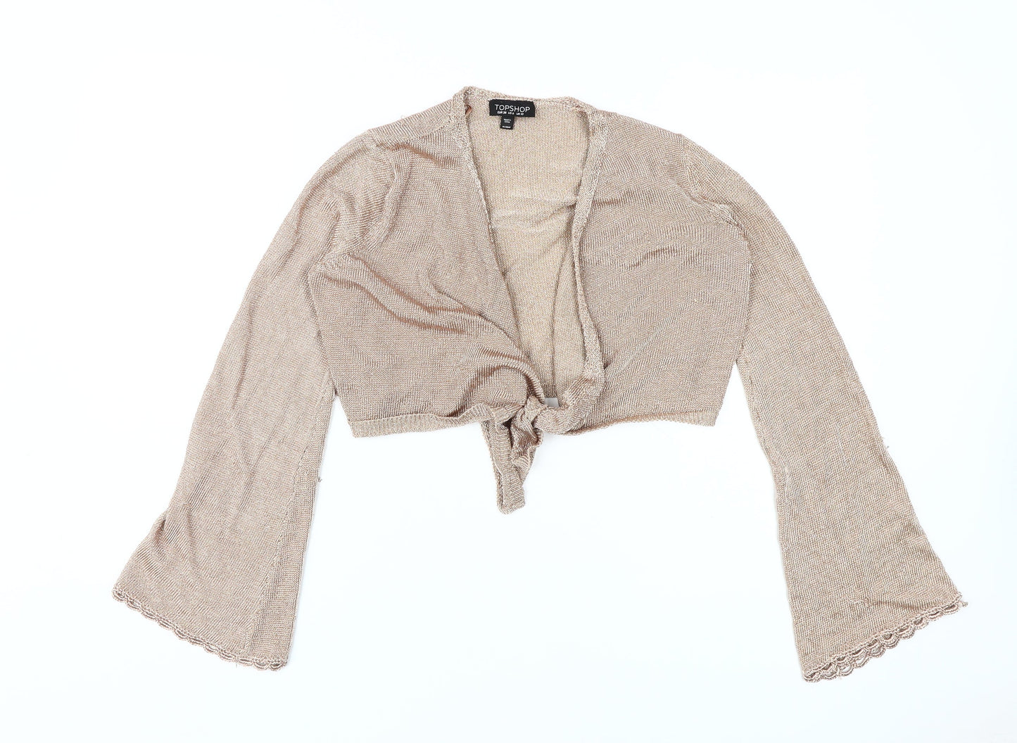 Topshop Beige Shrug Women’s Long Sleeve