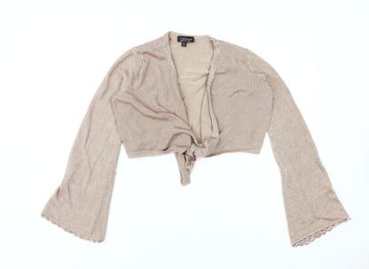 Topshop Beige Shrug Women’s Long Sleeve