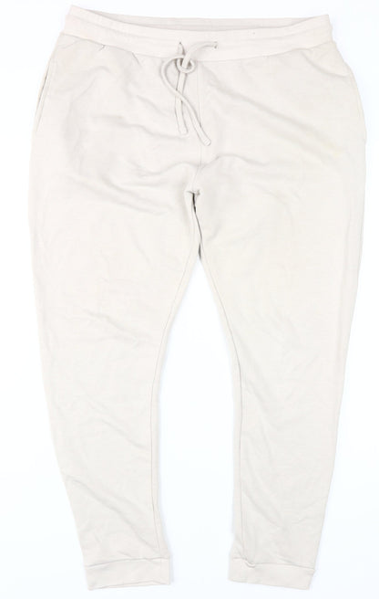 Northern Garms Beige Unisex Jogger Trousers 2XL