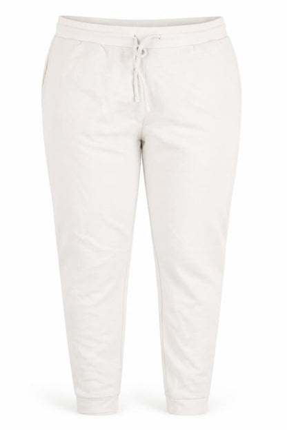 Front view of Northern Garms Beige unisex jogger trousers 2xl