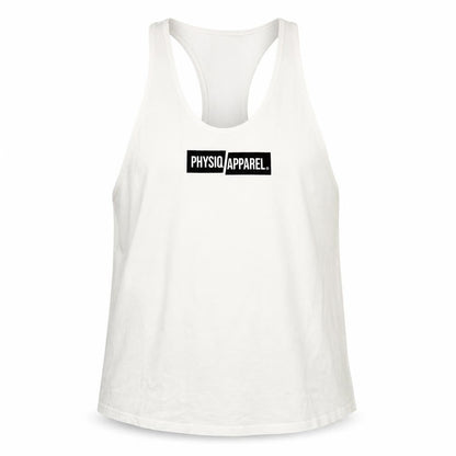 PHYSIQ APPAREL Men's White 2XL Tank Top for Gym