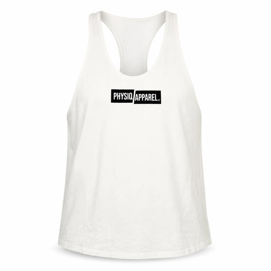 PHYSIQ APPAREL Men's White 2XL Tank Top for Gym