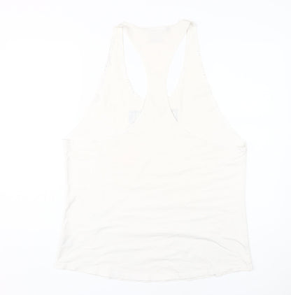PHYSIQ APPAREL Men's White 2XL Tank Top for Gym