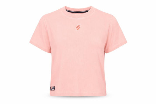 Womens UK Size 14 Superdry Pink Basic T-Shirt