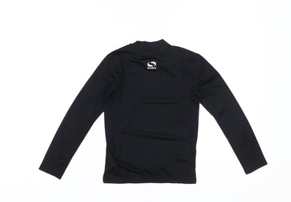 Sondico Boys Black Long Sleeve Sports Top Size 5-6 Years