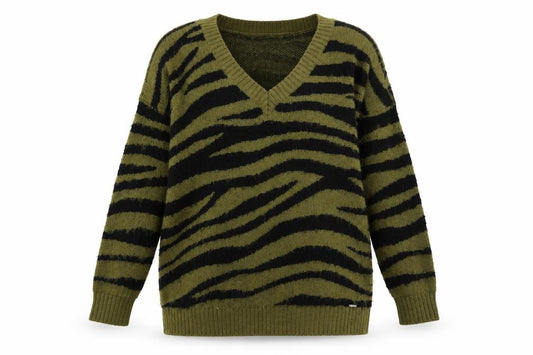 Womens UK Size 8 Superdry Green Pullover Jumper