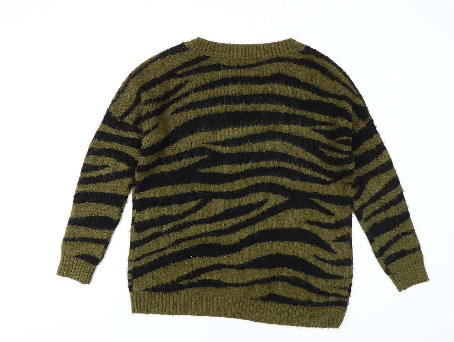 Womens UK Size 8 Superdry Green Pullover Jumper