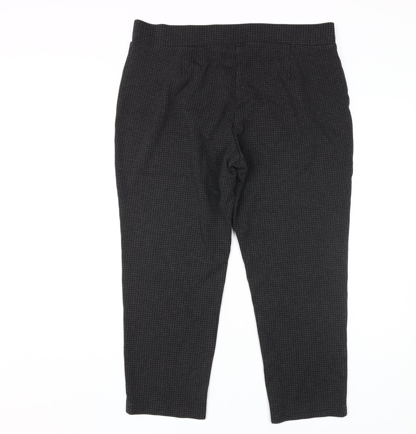 Womens UK Size 18 Marks and Spencer Regular Fit Casual Black Trousers