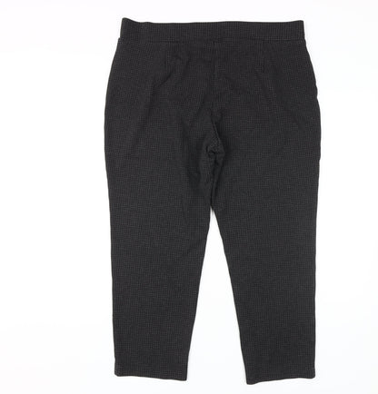 Womens UK Size 18 Marks and Spencer Regular Fit Casual Black Trousers