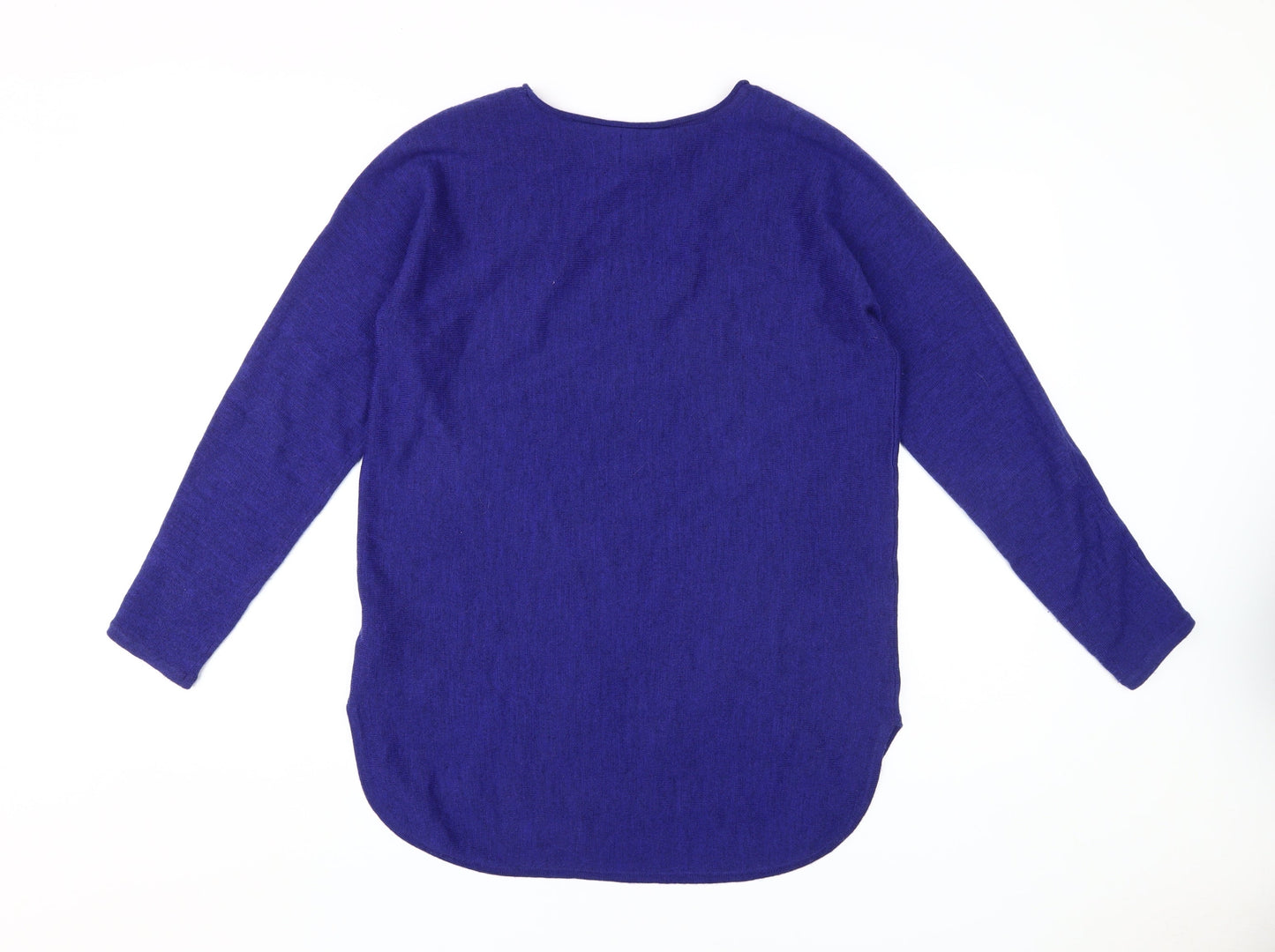 Cynthia Rowley Women's Purple Merino Wool Pullover L