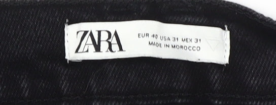 Zara Women's Black Skinny Jeans Size 12, Cotton Blend