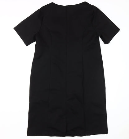 Arlene Phillips Women's Black Blue Sheath Dress Size 16