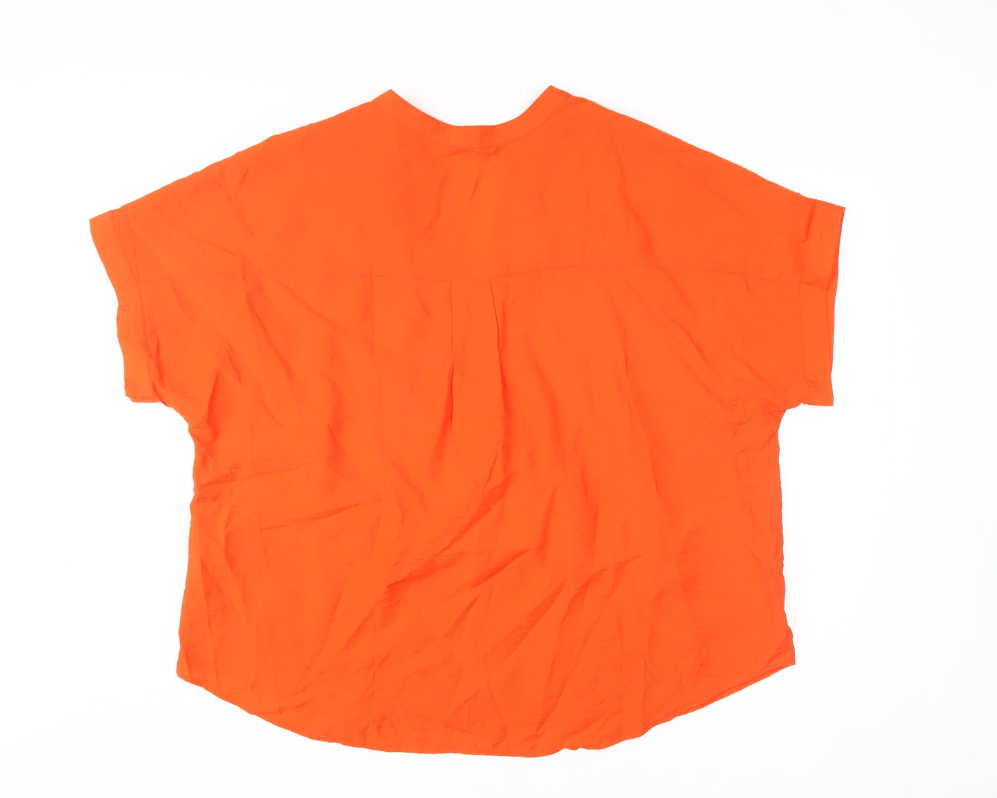 Womens UK Size 18 ET VOUS Orange  Blouse