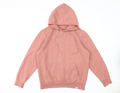 Unisex Adults UK Size M Pull&Bear Pink Pullover Hoodie