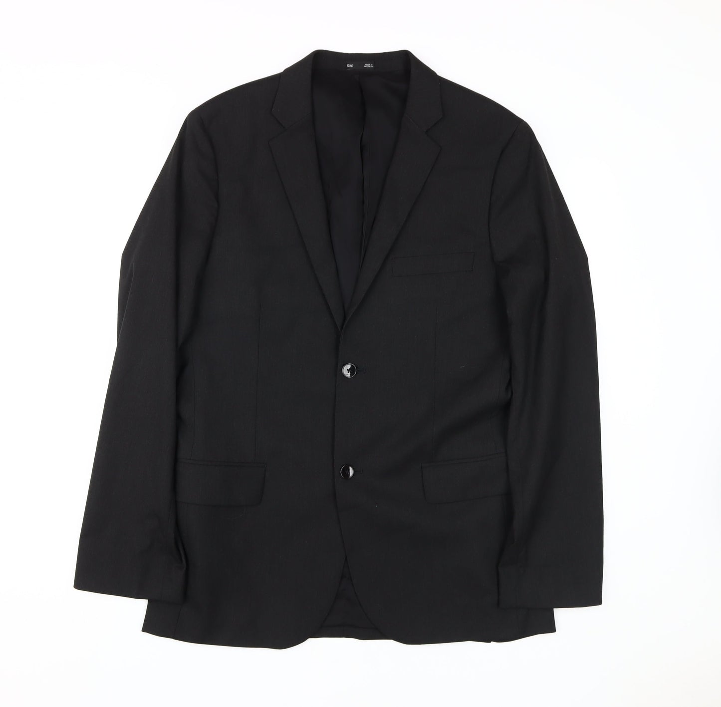 Mens UK Size 40 Gap Regular Black Suit Jacket