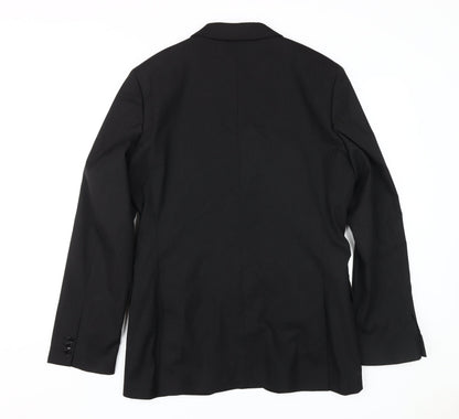 Mens UK Size 40 Gap Regular Black Suit Jacket