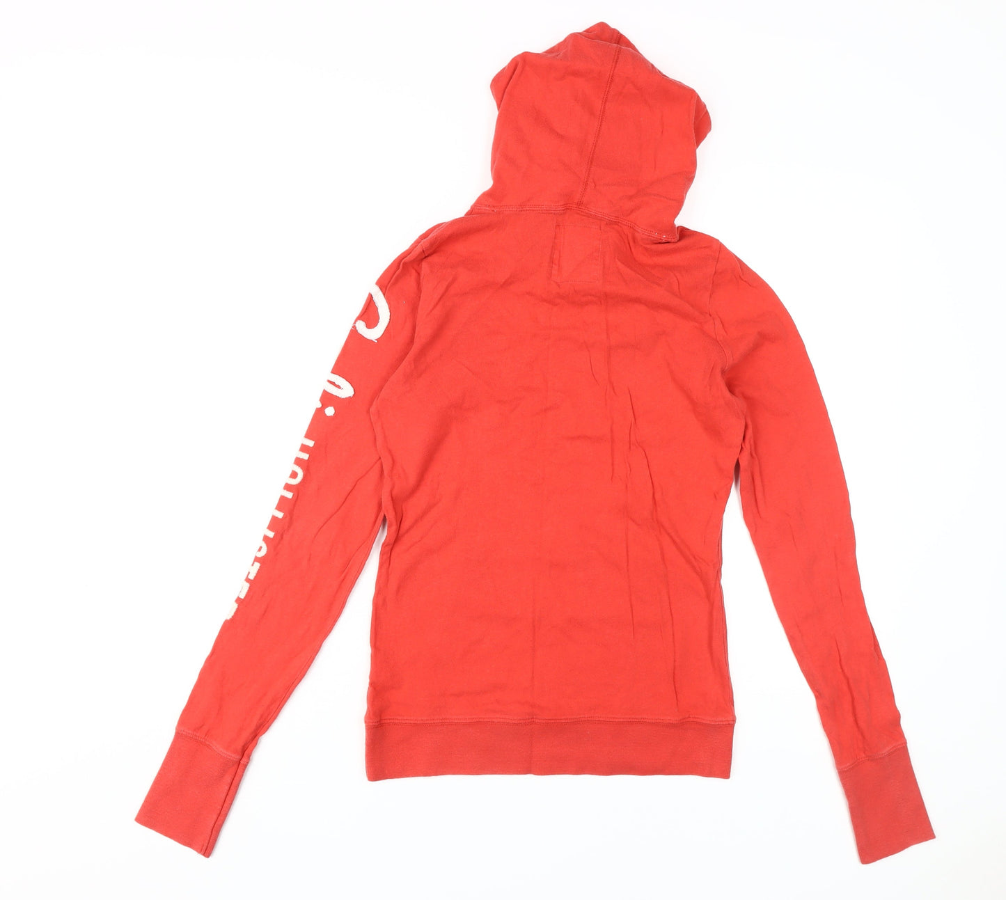 Hollister Women's Red Pullover Hoodie L