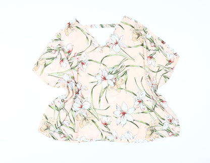 Evans Women's Floral Top in Multicoloured, Size 18