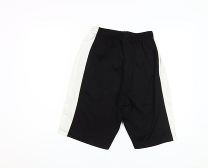 Puma Men's Black Shorts, S, Elastic Waist, Logo