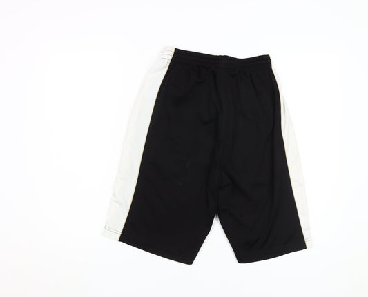 Puma Men's Black Shorts, S, Elastic Waist, Logo