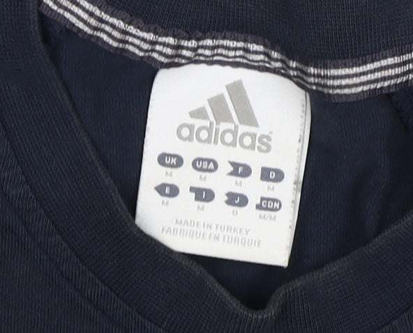 Adidas Men's Blue Medium Short Sleeve T-Shirt