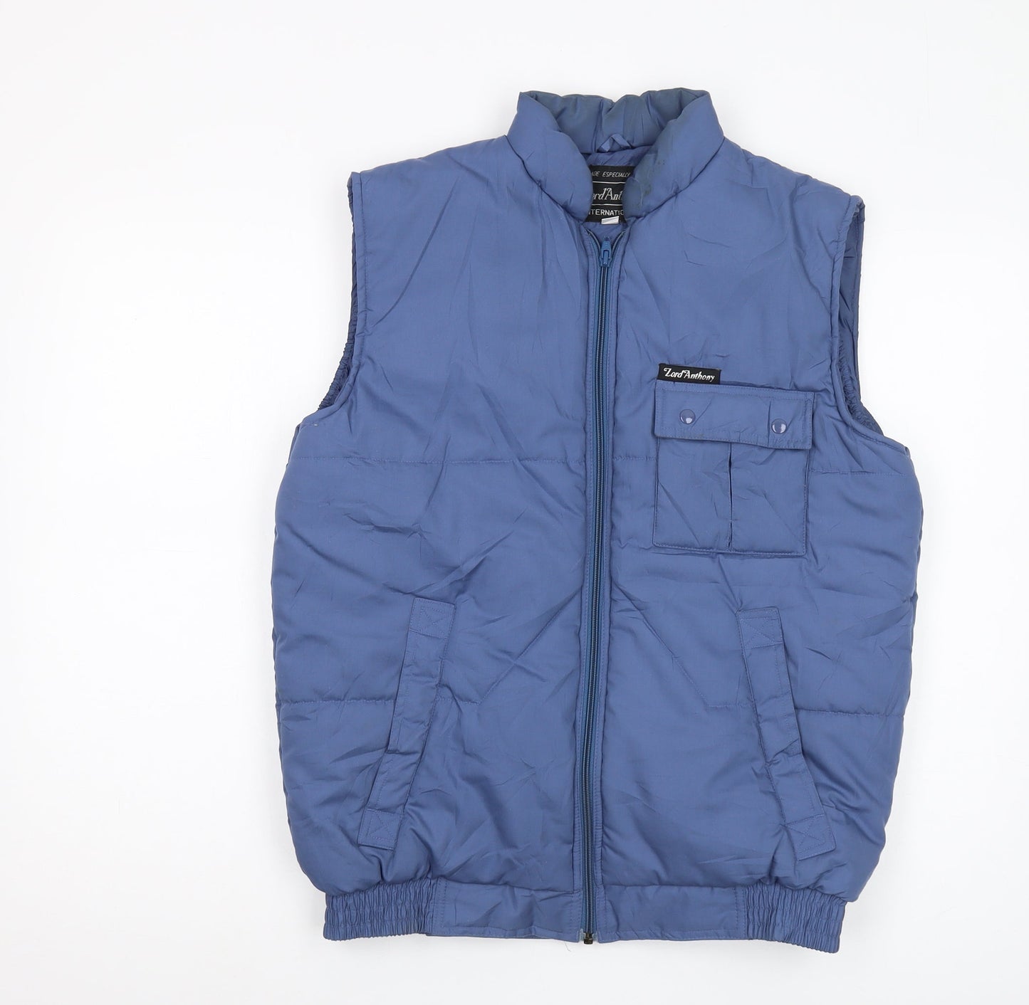 Mens UK Size S Lord Anthony Blue Puffer Jacket
