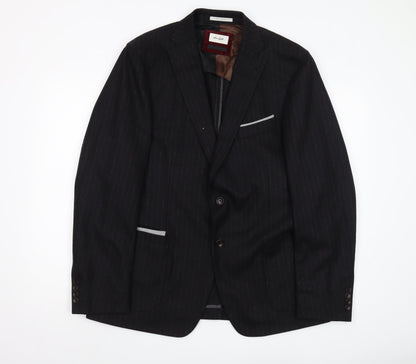 Mens UK Size 44 Van Gils Regular Black Suit Jacket
