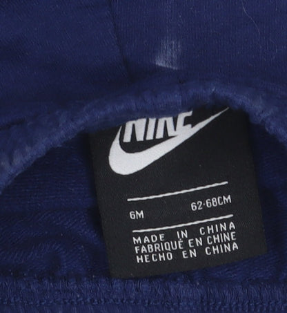 Nike Unisex Blue Baby Shorts 6-9 Months Elastic Waist