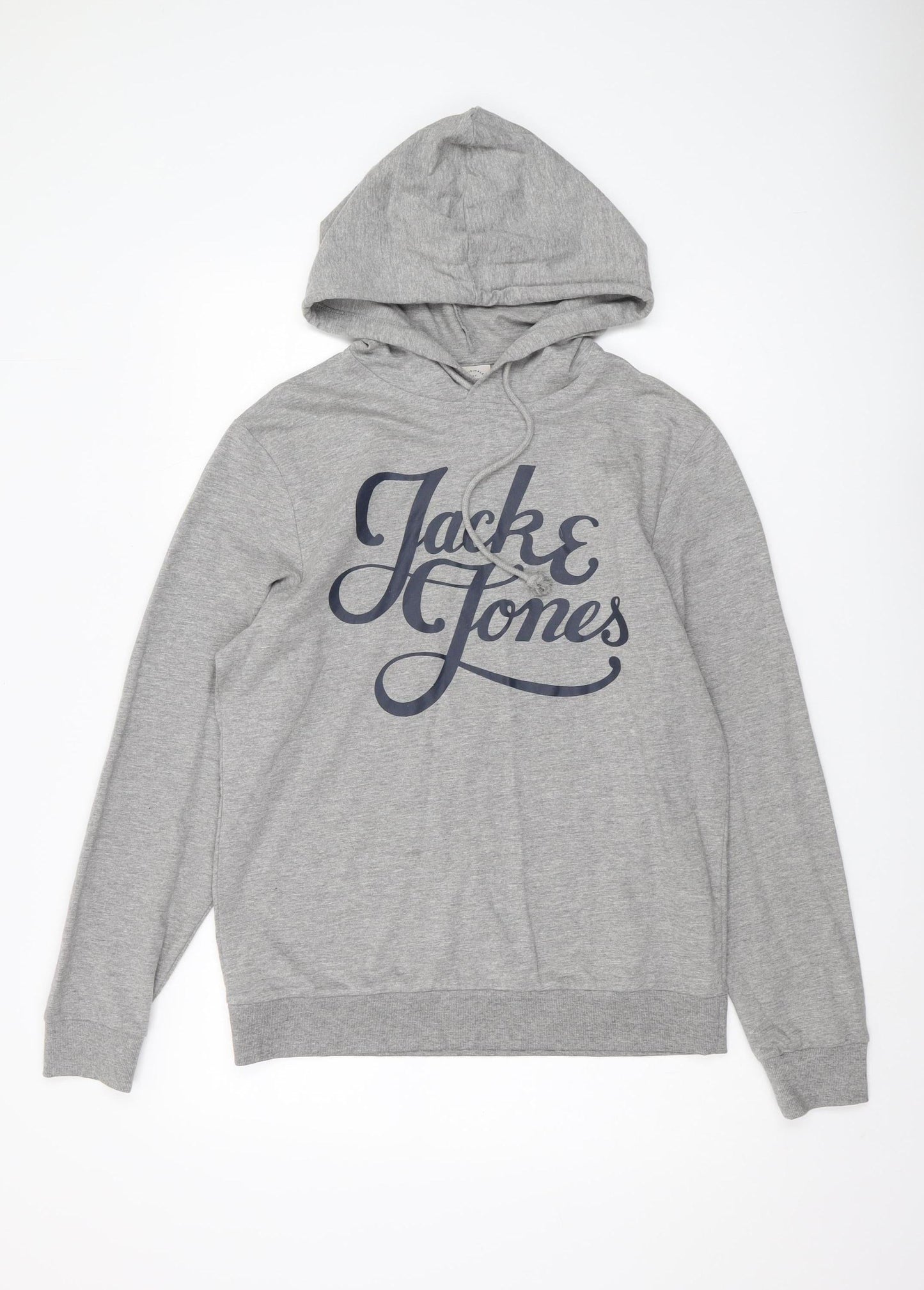 Mens UK Size M JACK & JONES Grey Pullover Hoodie