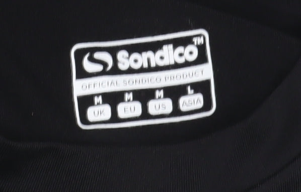 Sondico Men's Black Athletic Gym T-Shirt M Lightweight